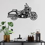 Wallity Escultura de pared Motorcycle en negro